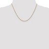 Black Bow Jewelry 1.7mm, 14k Yellow Gold, Ropa Chain Necklace - 2 of 4