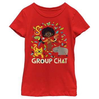 Girl's Encanto Group Chat Antonio's Animals T-Shirt