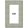 PosterPalooza | Panoramic Sculpted Blue Picture Frame - UV Acrylic, Foam Board Backing, Hanging Hardware - 2 of 4