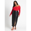 ELOQUII Square Neck Off The Shoulder Top - 4 of 4