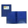 2 Pocket Plastic Folder with Prongs - up&up™ - 3 of 3