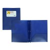2 Pocket Plastic Folder with Prongs - up & up™ - image 3 of 3