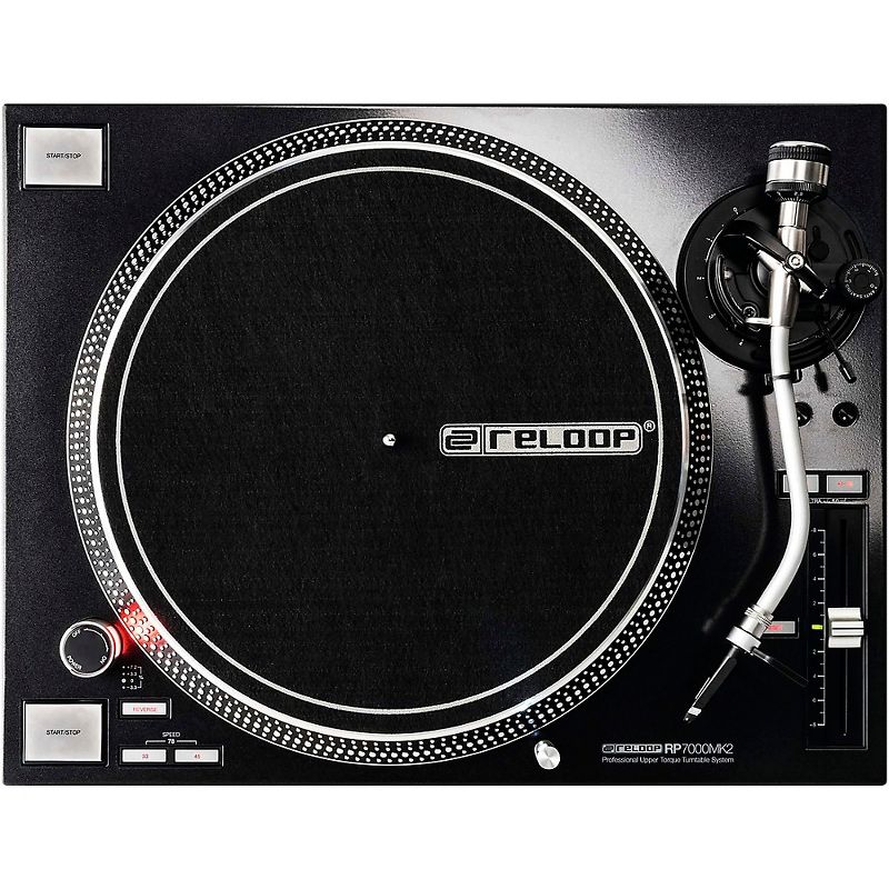 Reloop RP-7000 MK2 Professional Direct-Drive DJ Turntable Black, 1 of 6