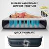 Swtroom Air Mattress Bed 75" x 39" x 20" Twin Built in Pump Inflatable Mattress Blow Up Bed Travel Air Bed Portable Mattress - 4 of 4
