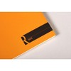 Rhodia "R" Premium Stapled Notepad - Blank 70 sheets - 6 x 8 1/4 - Orange cover - 4 of 4