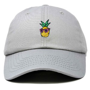 Dalix Pineapple Embroidered Cap Cotton Baseball Summer Cool Dad Hat Mens - 1 of 4