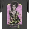 Whitney Houston Neon Colors Crew Neck Short Sleeve Charcoal Women's T-shirt - 2 of 2