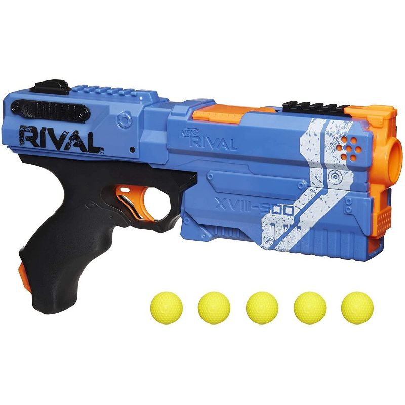Hasbro Nerf Rival Kronos XVIII 500 Spring-Action Blaster | Blue, 1 of 4