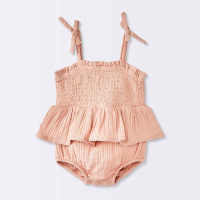 Baby Girls' Gauze Romper - Cloud Island™