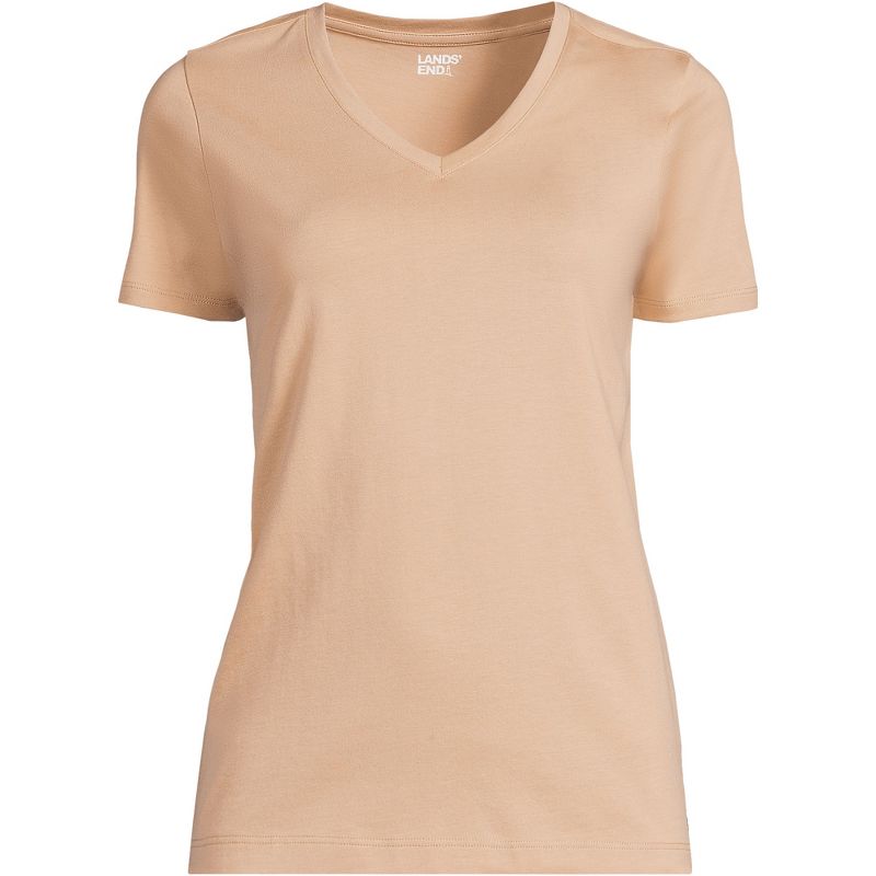Lands' End Women's Relaxed Supima Cotton T-Shirt, 3 of 4