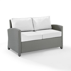 Bradenton Outdoor Wicker Loveseat - Crosley
 - 1 of 4