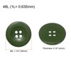 Unique Bargains Resin Snap Fastener Round Flat 4-Hole Sewing Buttons 10 Pcs - 2 of 4