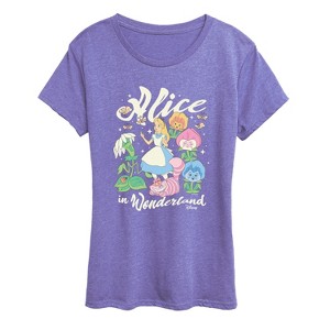 Women's - Disney - Alice In Wonderland Short Sleeve Graphic T-Shirt - 1 of 3