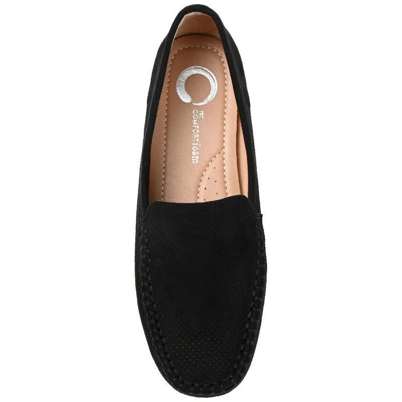 Journee Collection Womens Halsey Comfort Insole Slip On Round Toe Loafer Flats, 5 of 11