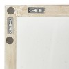 Set of 2 Wooden Geometric Intricately Carved Wall Decors White - Olivia & May: Traditional Style, MDF, Vertical Display - 3 of 4