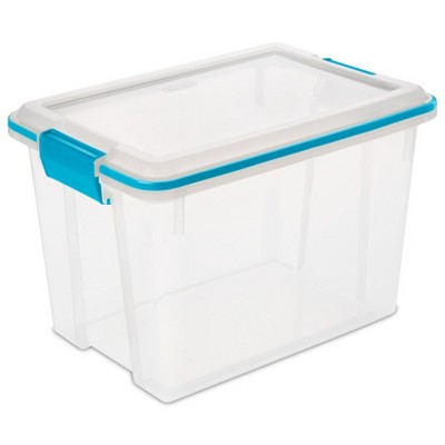 Sterilite Multipurpose Clear Plastic Storage Container Box