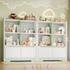 Bookshelf and Toy Organizer, Kids Book Shelf for Kid Rooms with Door, Cubes Storage Organizer,Wood Children Bookcase - 4 of 4