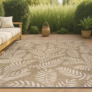 JONATHAN Y Nevis Palm Frond Indoor/Outdoor Area Rug - 1 of 4