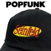 Seinfeld Logo Adult Dad Cap Black OS - 4 of 4