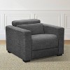 Zara Power Recliner Chair Charcoal - Steve Silver Co. - 2 of 3