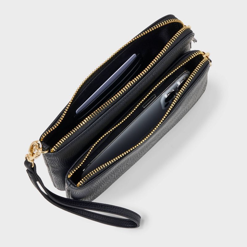 Double Zip Pouch Wristlet - Universal Thread™, 4 of 6