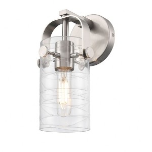 Pilaster II Cylinder - 1 Light Wall Sconce In Contemporary Style-10.5 Inches Tall and 4.5 Inches Wide - 1 of 1