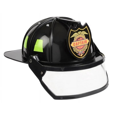 Aeromax Firefighter Adult Costume Black Helmet