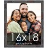 PosterPalooza | 16x18 Thin Bamboo Picture Frame, UV Acrylic, 2 Finishes - Gold and Brown - 2 of 4