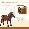Cesicia Kids Ride On Horse for Toddlers 3-5, Stuffed Animal Horse Toy for Kids with Padding, Brown - 3 of 4