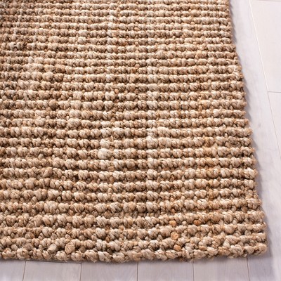Natural Handwoven Jute Runner Rug 2'3" x 10'