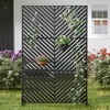 PexFix Metal Freestanding Privacy Screen Garden Fence For Deck Patio Balcony Outdoor Privacy Panel Palace Pattern - 4 of 4