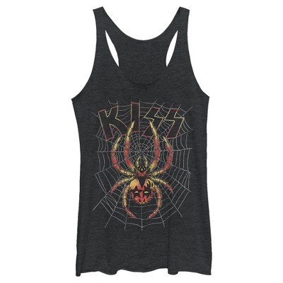 Women's KISS Spider Web Racerback Tank Top