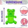 4E's Novelty 36'' Giant Inflatable Gummy Bears – 2-Pack Party Decorations & Toys - 2 of 4