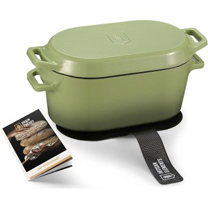 Kook Dutch Oven with Lid, Enameled Cast Iron, 3.4 Qt - 1 of 4