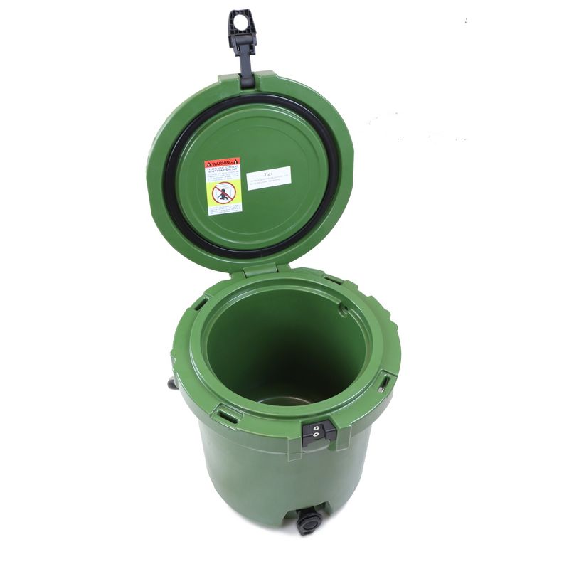 Xspec 5 Gal Rotomolded Beverage Cooler Jug Dispenser Outdoor Ice Bucket, Green, 4 of 8