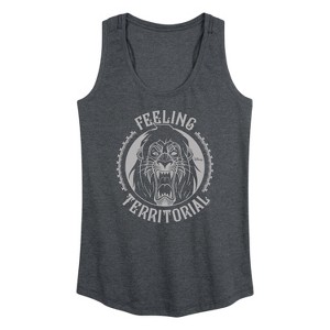 Women's - Disney Villains - Feeling Territorial Scar Graphic Racerback Tank - 1 of 4