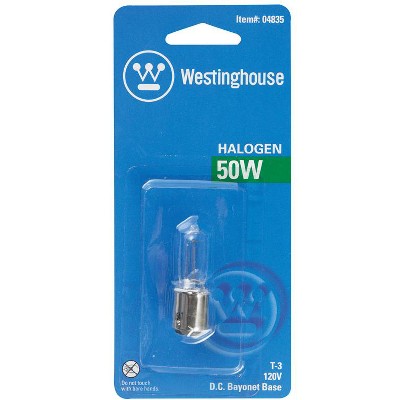 Westinghouse 50 W T3 Specialty Halogen Bulb 600 lm Bright White 1 pk