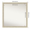 Amanti Art Lila Non-Beveled Wood Framed Bathroom Vanity Wall Mirror - 3 of 4