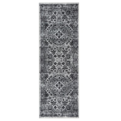 Area Rugs for Living Room Machine Washable Rugs, Non-Slip, Stain Resistant Soft Boho Vintage Carpet Low Pile Thin Rugs for Bedroom