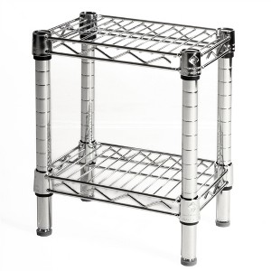 Shelving.com Chrome Wire Shelving with 3 Tier Shelves - - 1 of 3
