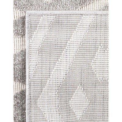 Sabrina Soto Geo-Gray Easy-Care 8' x 10' Outdoor Area Rug
