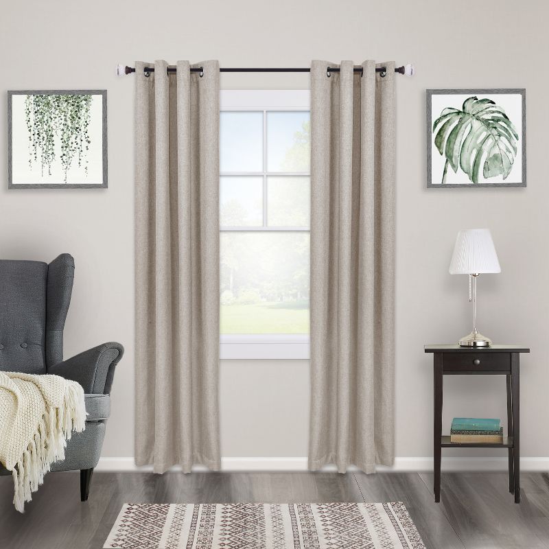 Kenney Mashapee 1" Premium Decorative Window Curtain Rod, 3 of 5