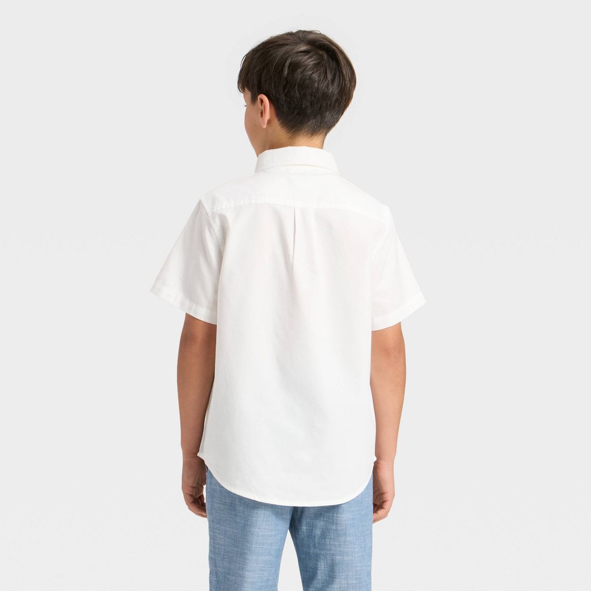 Boys' Short Sleeve Button-Down Shirt - Cat & Jack™ - thumbnail 5