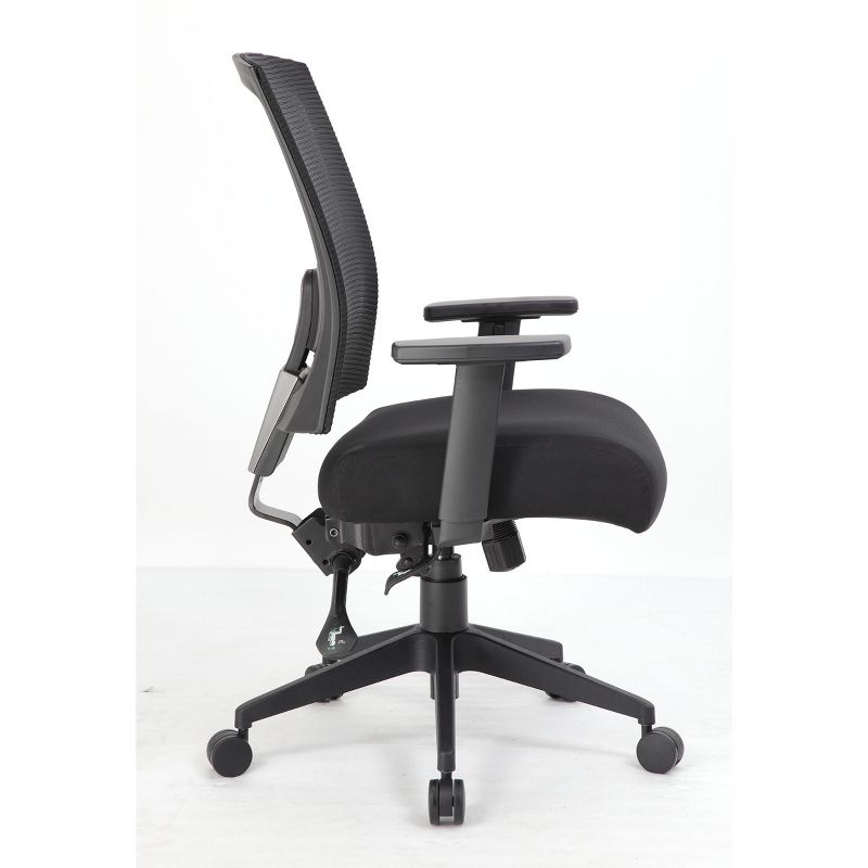 Multifunction Mesh Chair with Seat Slider Black - Boss Office Products, 3 of 5