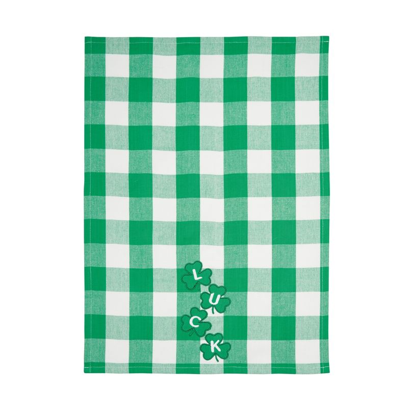C&F Home Four Clover Check Cotton Kitchen Towel, 3 of 6