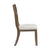PAGED Contemporary Dining Chairs Set of 2 Upholstered Kitchen Chairs with Wood Farme for Living Room, Restaurant - 3 of 4
