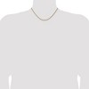 Chisel Stainless Steel Polished Yellow IP-plated 1.5mm 16" Square Wheat Chain Necklace - 4 of 4