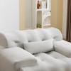 1 Seater Sofa Furniture, High-Density Pure Foam Comfy Couch No Assembly Required, Single Sofa - 3 of 4