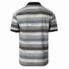 Gioberti Men's Club Stripe Polo Shirt - Short Sleeve, Regular Fit, Yarn Dye - 2 of 3