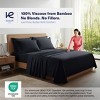 Kickoff Home Viscose from Bamboo Sheets Set 300 Thread Count 100% Organic Bamboo Viscose Cooling Bedding Sheets Hot Sleepers, Flat, Fitted, Pillowcase - 2 of 4